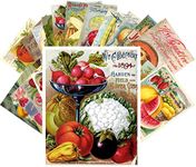 Vintage PostCards 24 pcs Veges and Fruits Vintage Seed Pockets Gardens