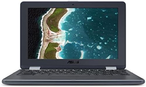 ASUS Chromebook Flip C213SA-YS02 11.6 inch Ruggedized & Spill Proof, Touchscreen, Intel Dual-Core Apollo Lake N3350 , 4GB DDR4 RAM, 32GB Flash Storage, USB Type-C, Supports Android Apps