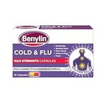 Benylin Cold & Flu Max Strength Capsules, 16 each, Packaging May vary