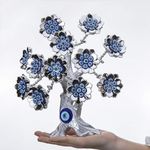 YU FENG Evil Eyes Tree Amulet Table Centerpiece Turkish Ornament for Home Office Decor Housewarming