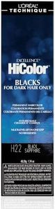 L'oreal Paris Excellence Hicolor Permanent Hair Color 1.74 Ounce Black Sapphire