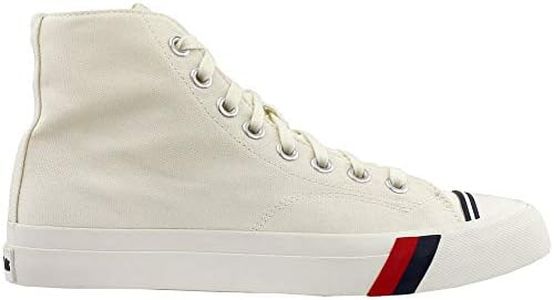 PRO-Keds Men's Royal Hi Classic Canvas Sneaker, White, 8.5 Medium US