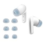 kwmobile 6x Replacement Ear Tips Compatible with Xiaomi Redmi Buds 5 - Silicone Tips for Earphones - Light Blue