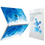 Digi-Tatoo Ultra Thin Protective Cover Skin Decal Sticker for Microsoft Surface Laptop 5 (2022 Release)/Laptop 4/Laptop 3 13.5", Easy Apply, Anti-Scratch, Residue Free Vinyl Skin [Blue Paint]