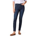 Amazon Essentials Women's High-Rise Skinny Jean, Dark Wash, 16