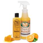 Orange Oil Wood Cleaner and Beeswax Furniture Polish, Restore Hardwood Floors, Cabinets, Tables, Antiques, Preserve and Protect with Touch of Oranges