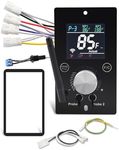 Universal WiFi PID Grill Control Board Replacement Fit for Pit Boss, for Traeger, for Z Grills, for Asmoke, Pellet Grills and Smokers Cool Down Assistant, Cool Down Assistant with 1 Hot Rod
