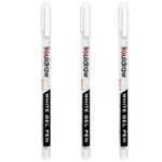 Liquidraw White Gel Pens Set of 3 For Art, Black Paper 0.8mm Fine Point Gel Pen For Artists, Highlights, Drawing, Writing & Sketching Designs