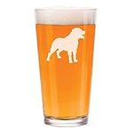 MIP Brand 16 oz Beer Pint Glass Rot
