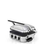 Cuisinart Griddle & Grill | Non-Stick Removable Plates | Stainless Steel | GR4CU