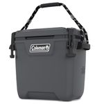 Coleman Convoy Ice Box, Large Cooler Box with 26 Liter Capacity, PU Full Foam Insulation, Holds Ice for days, Portable Chiller IceBox, Perfect for Day Trips, travelling, camping & picnics