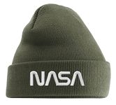 NASA Embroidered Beanie Hat (Black)