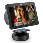 PlusAcc Battery Base for Sh○w 8 (3rd Gen) - 10000 mAh Portable Charger Stand, Adjustable Charging Dock Station Compatible with LG Smartphone,XIAODU Speaker & Sh○w 8 3rd Generation (Black)