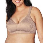 Playtex Women's 18 Hour Ultimate Lift and Support Wire Free Bra US4745, Available in 2-Pack, Toffee, 38DD