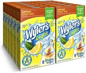 Wyler's Light Singles To Go Powder Packets, Water Drink Mix, Lemon Iced Tea, 96 Single Servings (Pack of 12)