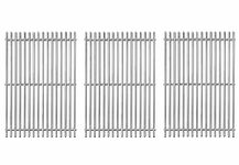 BBQ-PLUS 17 inch Cooking Grates Replacement Parts for Nexgrill 720-0896B,720-0896,720-0896C,720-0896E,720-0896BK,720-0896CP,720-0898A (Stainless Steel)