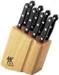 Zwilling J.A. Henckels Twin Gourmet 9-Piece High-Carbon Stainless-Steel Gourmet Steak Knives with Block