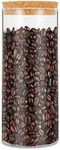 Luxtea Glass Jar Borosilicate Canister 34oz with Cork Stopper Lid, Airtight Container Cookie Candy Spice Tea Cereal Storage (Cork Stopper)