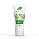 Dr Organic Aloe Vera Gel with Tea Tree, Purifying, All Skin Types, Natural, Vegan, Cruelty-Free, Paraben & SLS-Free, Recycled & Recyclable, Organic, 200ml, Packaging may vary