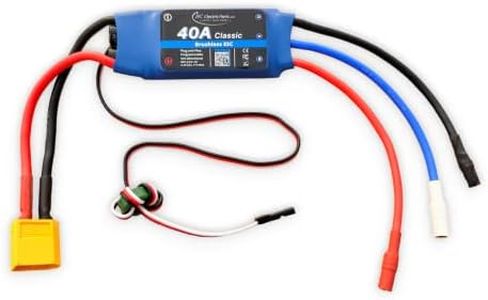 40A RC Brushless Motor Electric Speed Controller ESC 3A UBEC with XT60 & 3.5mm Bullet Plugs