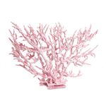 Uxcell a11031600ux0205 Jardin Plastic Coral Shape Aquarium Fish Tank Pink Decoration, 7.5", 2-Piece