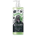 BUGALUGS Dog Shampoo All in 1 shampoo & conditioner dog grooming products for smelly dogs with Apple & Vanila fragrance, best vegan pet puppy shampoo, professional groom