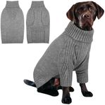 IECOii XL Dog Sweater,Winter Doggy 