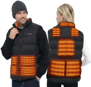DR.PREPARE Heated Gilet, Thickened Heated Vest for Men Women with 10 Heating Zones & 3 Heat Levels, Lightweight Jacket (Battery Not Included, L Size)