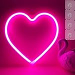 VIFULIN Neon Heart Lights Pink Hear