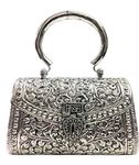 Trend Overseas Women's Clutch (Handle_Silver_10077_Silver)