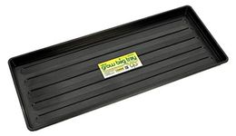 2XValue Growbag Tray Black Garden Plant Tray 100cm x 40cm x 4cm