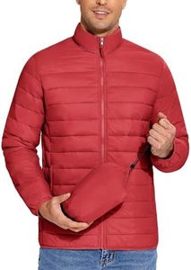 COOFANDY Men's Puffer Jacket Lightweight Packable Puffy Jackets for Outdoor Travel