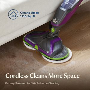 BISSELL SpinWave Cordless Mop – 18V Rechargeable Floor Cleaner