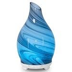 Essential Oil Diffuser 120ML Glass Aromatherapy Oil Diffuser-Aroma Humidifier,7 Color Changing Light Waterless Auto-Off Ultra-Quiet for Sleeping Yoga Home Ofice, Home Decor & Gift