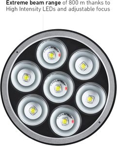 Ledlenser X21R Rechargeable LED Torch – High Power Flashlight