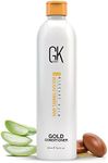 GK HAIR Global Keratin Gold Conditioner (8.5 Fl Oz/250ml) Hair Moisturizing Shine and Protection With Argan Oil, Shea Butter, Natural Oils All Hair Types