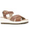 Hush Puppies Womens SCARLET SANDAL BROWN Sandal - 5 UK