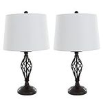 Lavish Home Table Lamps Set of 2, S