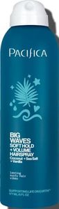 Pacifica Beauty Big Waves Coconut, Vanilla & Sea Salt Hairspray, Controls Frizz & Adds Volume, Designed for Wavy Hair, Vegan & Cruelty-Free, 6 Fl Oz