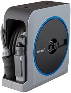 Takagi Hose Reel RM1220GY, Gray, Compact, Home/Garden