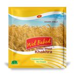 Wel Baked Whole Wheat Khakhra - Ginger Chilly | Cholesterol Free Dry Chapati | Ready To Eat - Roasted - Gujarati Snacks | Vacuum Packed (Pack of 4)