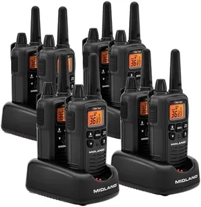 Midland LXT600BBX4 FRS Business Bundle Black 8 Pack with headsets