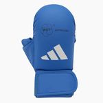 adidas Unisex's WKF Karate Mitts with Thumb, Blue, M