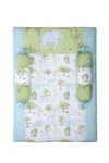 abracadabra Cotton Bedding Set (3 Pieces, 0-2 Years, 88 Cm X 60 Cm, Savanna, Green, Single Size), Baby