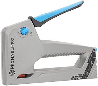 MichaelPro MP013011 Aluminum Tacker/Staple Gun, Multi-Purpose Stapler for Professionals and Heavy Duty Usage