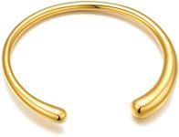 WOWORAMA Teardrop Gold Cuff Bracele