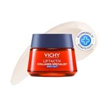 Vichy Liftactiv Collagen Specialist Facial Night Cream. Enriched with Peptides, Resveratrol & hyaluronic Acid. Dermatologist Recommended, 50ML.