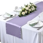 Elegant Event Essentials - Polyester Table Runner - For Spring Party, Wedding, Reception, Banquet, Home Dining Space Christmas Decoration (Lilac, 12 Inch X 108 Inch)