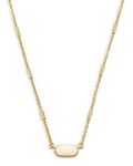 Kendra Scott Fern Pendant Necklace for Women, Dainty Fashion Jewelry, 14k Gold-Plated