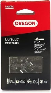 Oregon DuraCut Chainsaw Chain for 16-Inch (40 cm) Bar -56 Drive Links – fits Husqvarna, Echo, Poulan, Craftsman, Domar and more (M91VXL056E), Grey